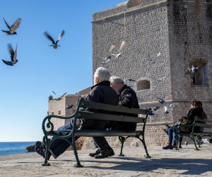 16.01.2020., Stara gradska jezgra, Dubrovnik - Gradski kadrovi. Zivot unutar gradske jezgre.
Photo: Grgo Jelavic/PIXSELL
