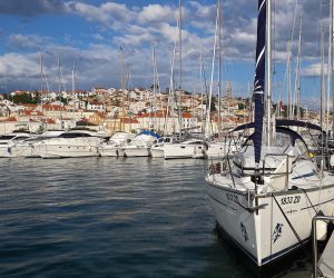 15.07.2014., otok Losinj, Mali Losinj - Velik broj brodica na vezu ispred grada Malog Losinja.

Photo: Jurica Galoic/PIXSELL