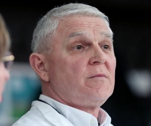 Zagreb: Konferencija s temom značajnog povećanja oboljelih od gripe i upale pluća 19.01.2019., Zagreb, Mirogojska 8 - Konferencija za medije s temom znacajnog povecanja broja bolesnika s teskom gripom i upalom pluca hospitaliziranih u Klinici za infektivne bolesti Dr. Fran Mihaljevic.  Prof. dr. sc. Ivan Puljiz predstojnik Klinike.
Photo: Igor Kralj/PIXSELL