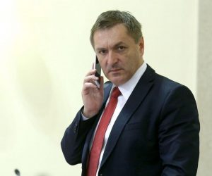20.04.2016., Zagreb - Raspravom o zastiti od buke nastavljena je 3. sjednica Hrvatskog sabora. Na samom pocetku predsjednik Sabora pozvao je zastupnike da u petak ograniziranim prijevozom odu u Jasenovac na sluzbenu komemoraciju. Drazen Barisic. 
Photo: Patrik Macek/PIXSELL