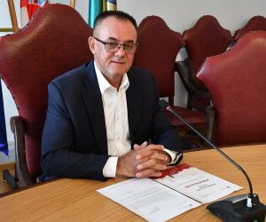 20.07.2020., Pozega - Pozesko-slavonska zupanija dobila je od Instituta za javne financije priznanje za transparentnost proracuna.

Photo: Ivica Galovic/PIXSELL