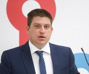 21.09.2020., Zagreb - Potpisivanje ugovora za osiguranje bespovratnih sredstava za projekt „Obnova voznog parka HZ Putnickog prijevoza novim elektromotornim vlakovima“. Oleg Butkovic.
Photo: Matija Habljak/PIXSELL