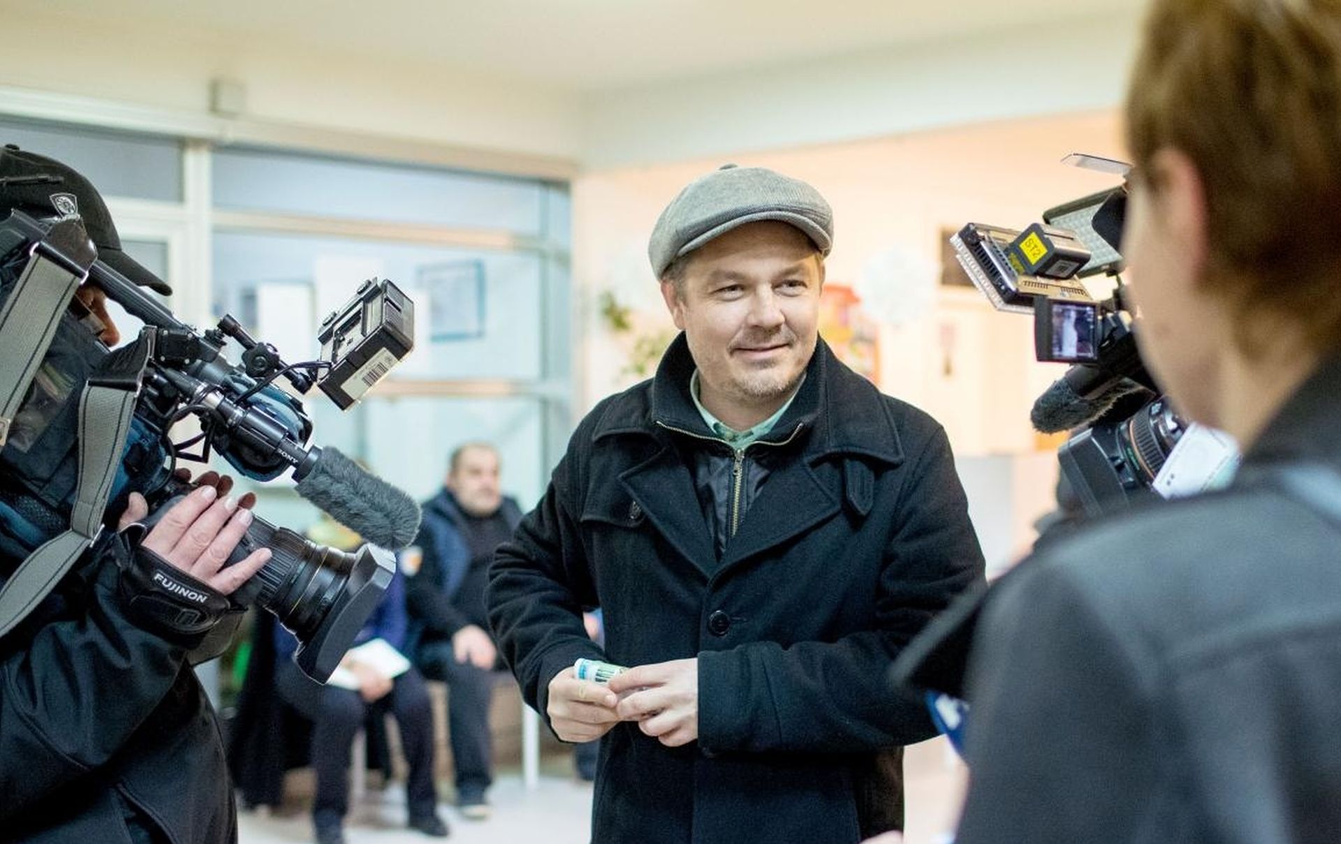 22.12.2019., Zagreb - Predsjednicki kandidat Dario Jurican glasovao je na izborima za predsjednika Republike Hrvatske u Djecjem vrticu Malesnica u Ulici Dobrise Cesarica 4. Photo: Igor Kralj/PIXSELL