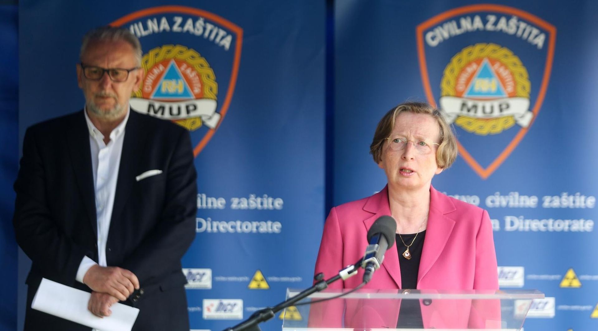 24.06.2020., Zagreb - Nacionalni stozer civilne zastite odrzao je konferenciju za medije o najnovijim detaljima sirenja koronavirusa u Hrvatskoj. Ravnateljica Klinike za infektivne bolesti "Dr. Fran Mihaljevic" Alemka Markotic. Photo: Marin Tironi/PIXSELL