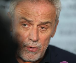25.08.2020., Zagreb, konferencija za medije povodom energetske obnove zgrada Psihijatrijske bolnice Sveti Ivan, i to Objekta 1-Odjel I i Objekta 2-Odjela II. Na konferenciji su nazocili i gradonacelnik grada Zagreba Milan Bandic sa suradnicima i ravnatelj Psihijatrijske bolnice prof.prim.dr.sc. Igor Filipcic.
Photo: Robert Anic/PIXSELL