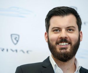 28.06.2019., Sveta Nedelja - Premijer Andrej Plenkovic s ministrima posjetio tvrtku Rimac Automobili. Tvrtku su poisjetili i predstavnici tvrtki Porsche i Hyundai. Izjave za medije nakon zavrsenog sastanka. Mate Rimac.
Photo: Igor Kralj/PIXSELL