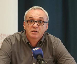 29.01.2020.,Zagreb - Hrvatsko novinarsko drustvo odrzalo je konferenciju za medije o otimanju imovine. Hrvoje Zovko, Luka Kipa
Photo: Dalibor Urukalovic/PIXSELL