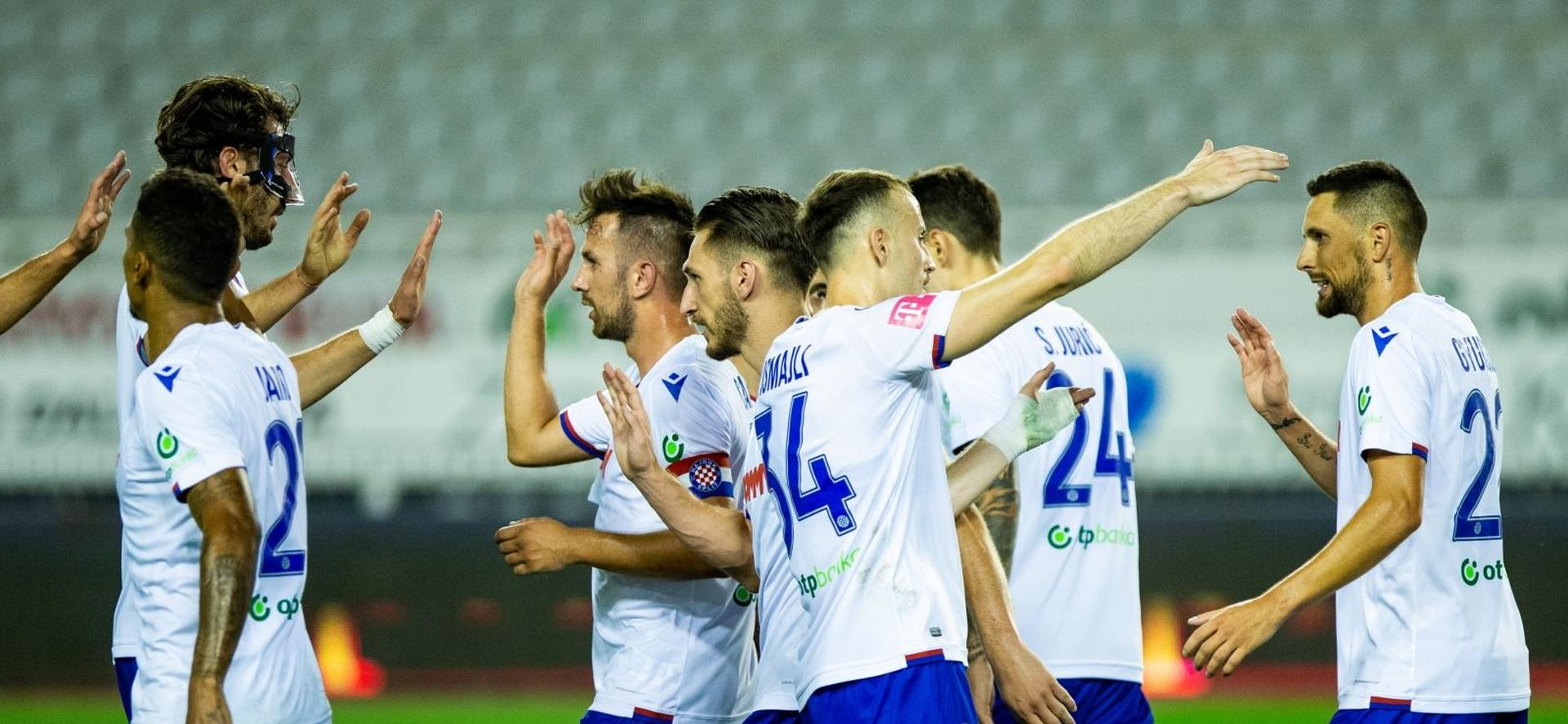 29.08.2020., Split - Hrvatski Telekom Prva liga, 3. kolo, HNK Hajduk Split - NK Slaven Belupo.
Photo: Milan Sabic/PIXSELL