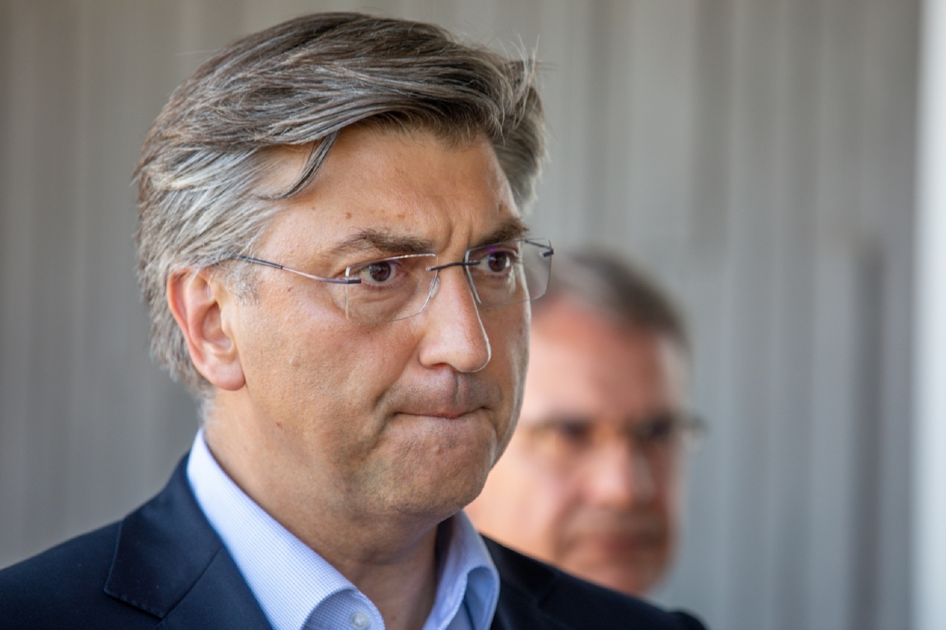 30.06.2020., Kanfanar - Obilazak Tvornice duhana Rovinj - British American Tobacco Adria. Predsjednik Vlade Andrej Plenkovic Photo: Srecko Niketic/PIXSELL