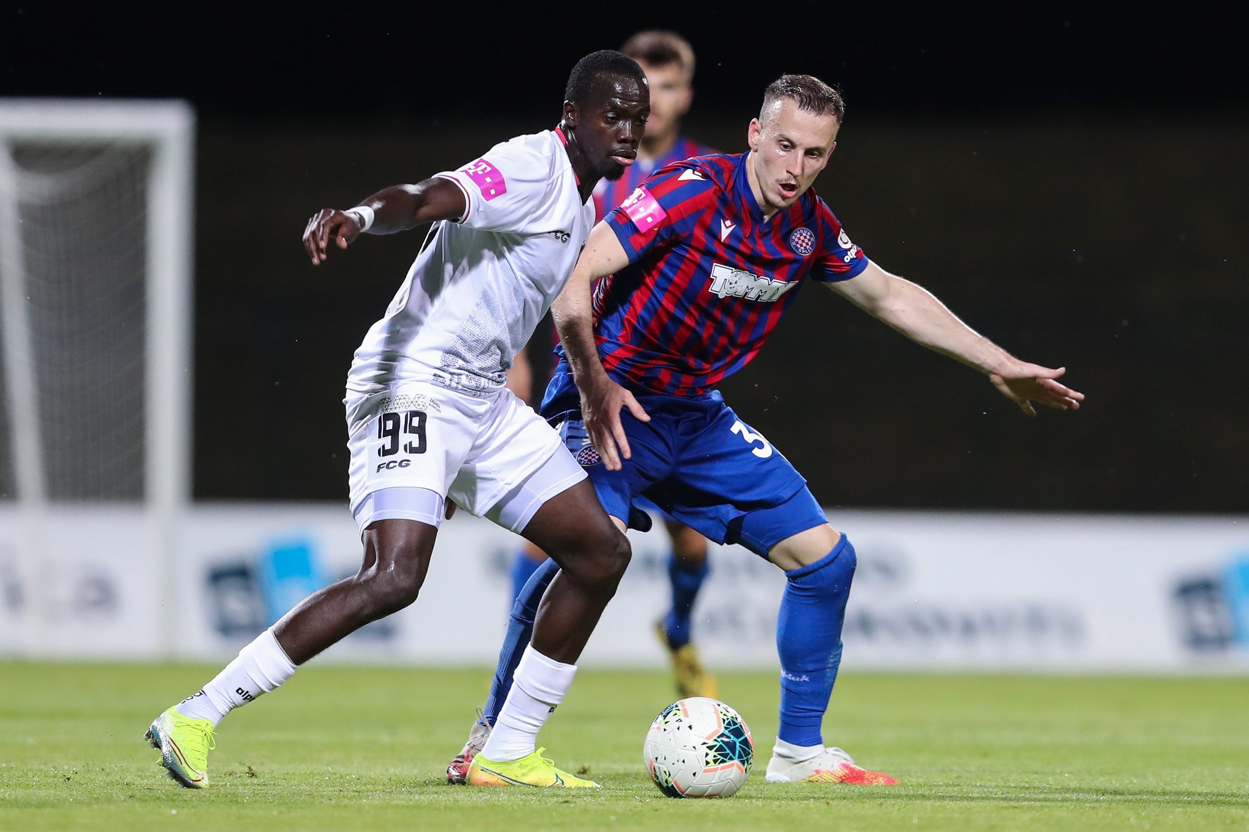 30.06.2020., Gradski stadion, Velika Gorica - Hrvatski Telekom Prva liga, 32. kolo, HNK Gorica - HNK Hajduk. Cherif Ndiaye, Ardian Ismajli. 
Photo: Luka Stanzl/PIXSELL