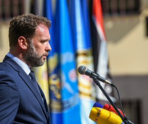 31.07.2020., Zagreb - Svecana dodjela cinova i pohvala u prigodi obiljezavanja Dana pobjede i domovinske zahvalnosti i Dana hrvatskih branitelja te 25. obljetnice vojno-redarstvene operacije Oluja. Ministar obrane Mario Banozic. Photo: Josip Regovic/PIXSELL