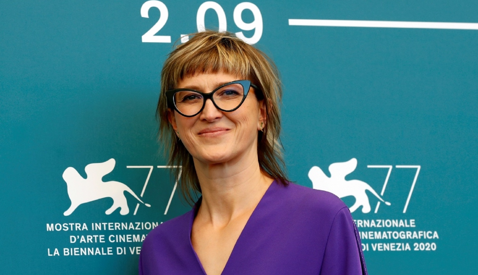 The 77th Venice Film Festival The 77th Venice Film Festival - Screening of the film "Quo Vadis Aida" in competition - Photocall - Venice, Italy September 3, 2020 - Director Jasmila Zbanic poses. REUTERS/Yara Nardi YARA NARDI