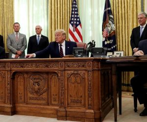 FILE PHOTO: U.S. President Trump hosts Serbia's President Vucic and Kosovo's Prime Minister Hoti at the White House in Washington FILE PHOTO: U.S. President Donald Trump speaks hosts a signing ceremony with Serbia's President Aleksandar Vucic and Kosovo's Prime Minister Avdullah Hoti at the White House in Washington, U.S., September 4, 2020. REUTERS/Leah Millis/File Photo Leah Millis