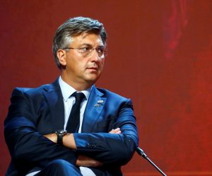Bled Strategic Forum, in Bled Croatia's Prime Minister Andrej Plenkovic looks on during the "Leaders' Panel: Europe after Brexit and COVID-19" at the Bled Strategic Forum, in Bled, Slovenia August 31, 2020. REUTERS/Borut Zivulovic BORUT ZIVULOVIC
