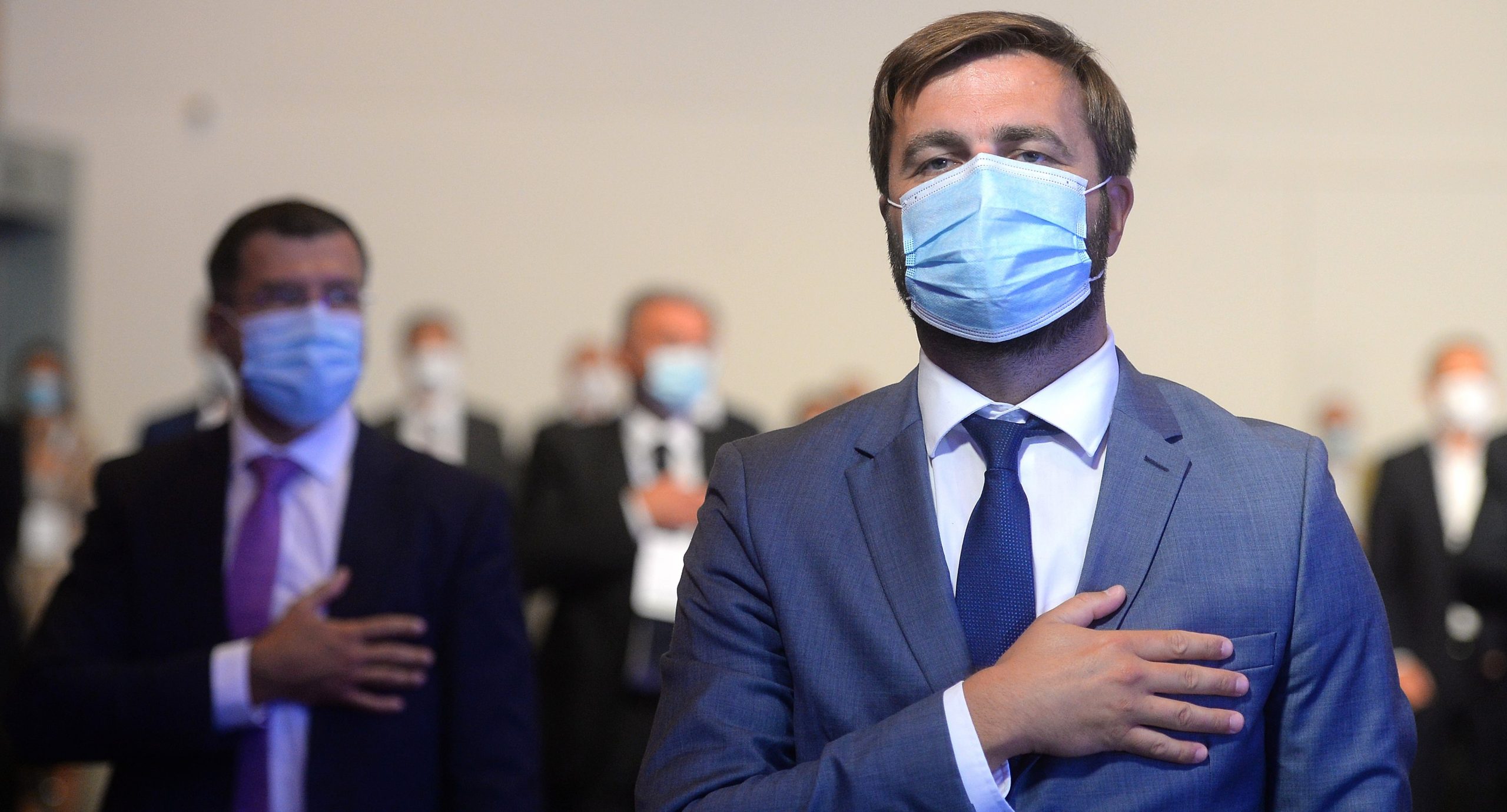 08.09.2020., Zagreb - Utjecaj korona krize na hrvatsko gospodarstvo i izvoz - tema je sredisnje panel rasprave koja se odrzala u okviru 15. konvencije hrvatskih izvoznika, u sklopu koje su dodijeljene i nagrade Zlatni kljuc najboljim izvoznicima u 2019. godini. Konvencija udruzenja Hrvatski izvoznici odrzava se pod pokroviteljstvom Vlade.Photo: Marko Prpic/PIXSELL