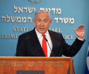 epa08667168 Israeli Prime Minister Benjamin Netanyahu briefing on coronavirus development in Israel at his office in Jerusalem, Israel, 13 September 2020. Netanyahu said that the government's decision to impose a second lockdown during the Jewish Holidays came after medical experts raised the alarm due to the increase in seriously ill patients suffering from COVID-19.  EPA/Yoav Dudkevitch / POOL