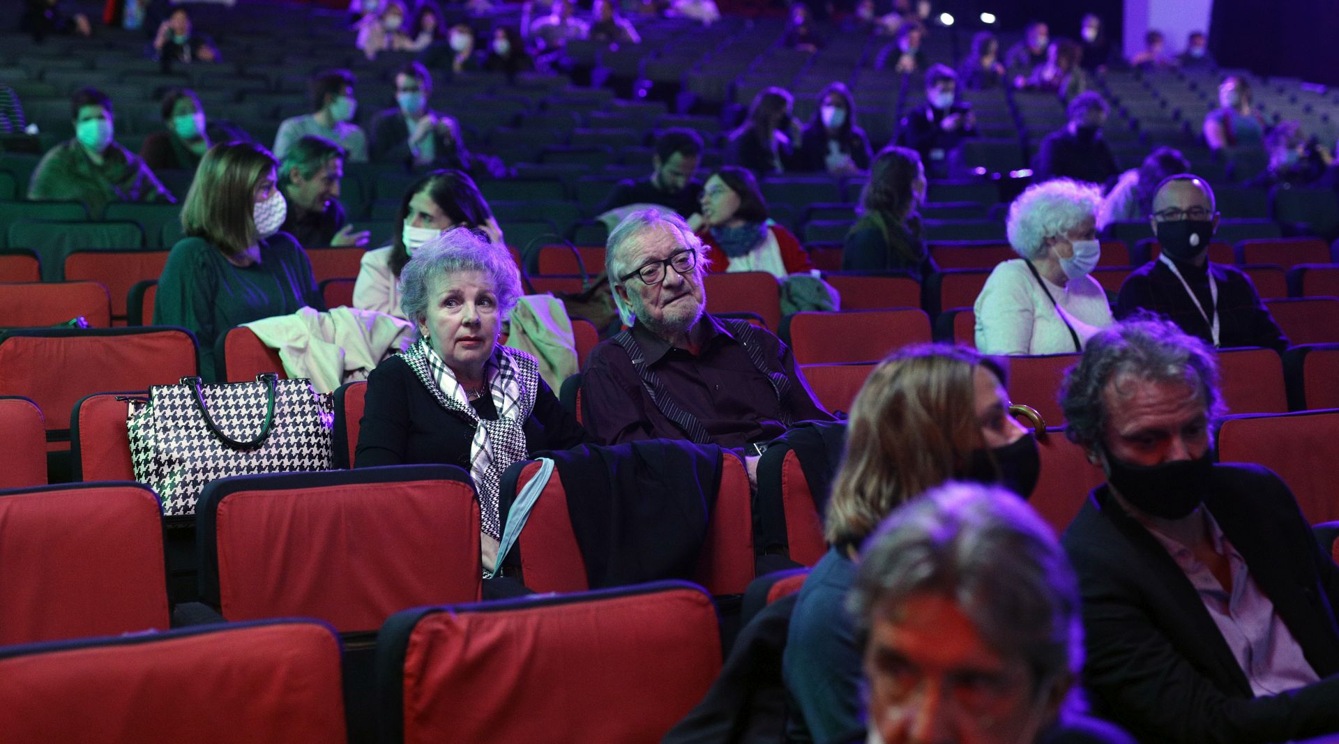 Zagreb, 28.09.2020. -  Otvoren je Svjetski festival animiranog filma Animafest  u Kinu SC, nakon čega su prikazani filmovi iz konkurencije Velikog natjecanja kratkometražnog filma. Na slici Borivoj Dovniković.foto HINA/ Tomislav PAVLEK/tp