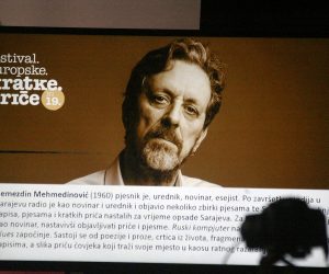 Rijeka, 04.10.2020. - Festival europske kratke priče (FEPK) pod nazivom Luka različitosti otvoren je u nedjelju u prostorima Exportdrva. FEKP održava se u Rijeci i Zagrebu po 19. put, a traje od 4. do 9. listopada, a dio ovogodišnjega programa čini i gostovanje Hay Festivala Europa 28. 
foto HINA/ Miljenko KLEPAC/ ml
