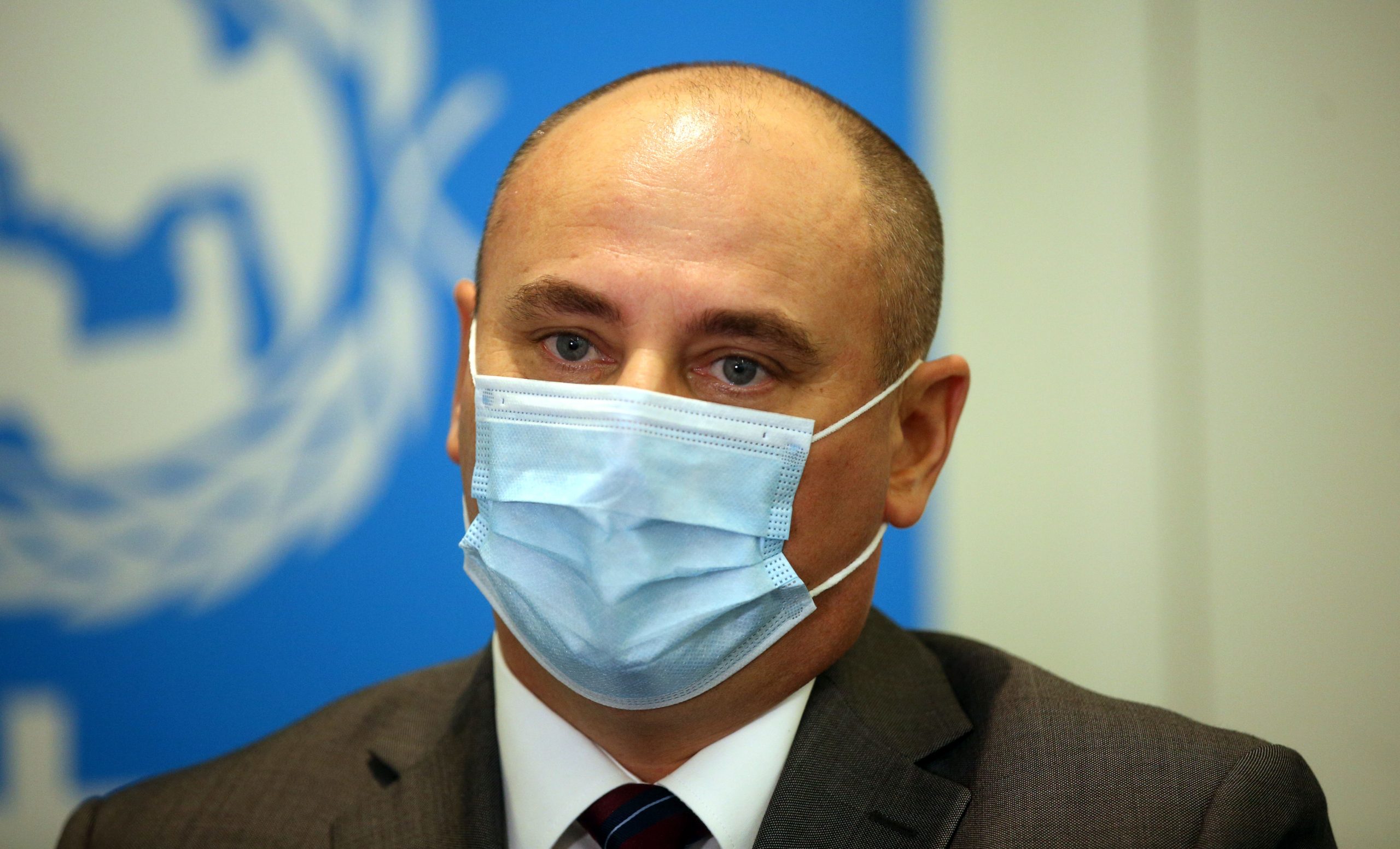 Zagreb, 13.10.2020 - Predstavljanje prve sveobuhvatne "Analize usluga rane intervencije u Hrvatskoj", koju je za UNICEF proveo RISE institut iz SAD-a uz podršku Ministarstva zdravstva RH. Na slici državni tajnik Ministarstva zdravstva  Silvio Bašić.
Foto HINA/ Dario GRZELJ/ dag