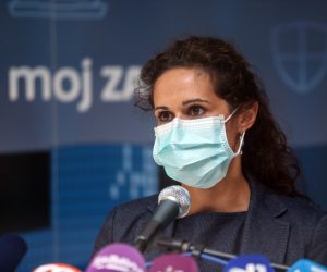 01.09.2020., Zagreb - U  Gradskom poglavarstvu odrzana  press konferencija zagrebackog Stozer civilne zastite.Cecilija Rotim
Photo: Marin Tironi/PIXSELL