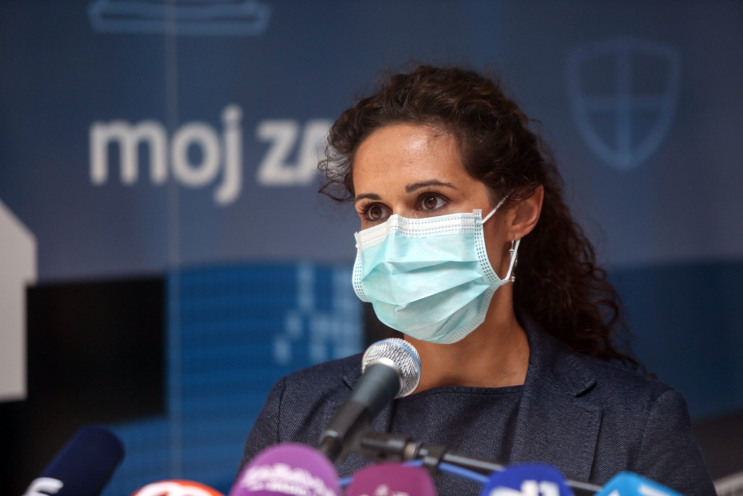 01.09.2020., Zagreb - U  Gradskom poglavarstvu odrzana  press konferencija zagrebackog Stozer civilne zastite.Cecilija Rotim
Photo: Marin Tironi/PIXSELL