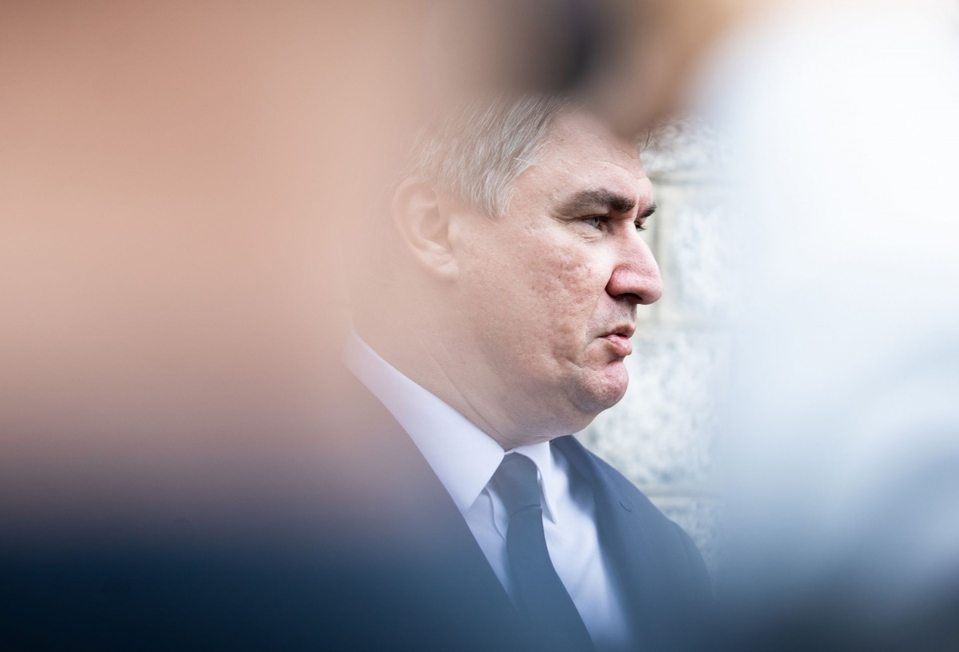 01.10.2020., Gata, Omis - Kod zupne crkve sv. Ciprijana u Gatima odrzana je komemoracija povodom obiljezavanja 78. obljetnice talijansko-cetnickog zlocina nad mjestanima Gata i okolnih poljickih sela u zaledju Omisa. Predsjednik RH Zoran Milanovic. Photo: Milan Sabic/PIXSELL