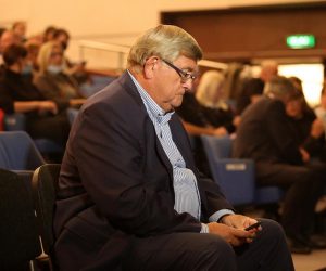 01.10.2020., Rijeka - Otvorenje Porto Etno festivala u Hrvatskom kulturnom domu na Susaku. Festival je otvoren koncertom Lado Elektro, etno izlozbom u galeriji Kortil  i etno hranom koju su spremili kuhari hotela Neboder. Na koncertu su nazocili Vojko Obersnel, Miroslav Skoro i Bozo Vreco. 
Photo:Goran Kovacic/PIXSELL
