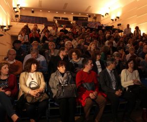 02.05.2015. Rijeka - Otvorenje 22 medjunarodnog festivala Malih scena Rijeka, u Hrvatskom kulturnom domu na Susaku. Gestival su otvorili gradonacelnik Vojko Obersnel i umjetnicki direktor Nenad Segvic.
Photo: Goran Kovacic/PIXSELL