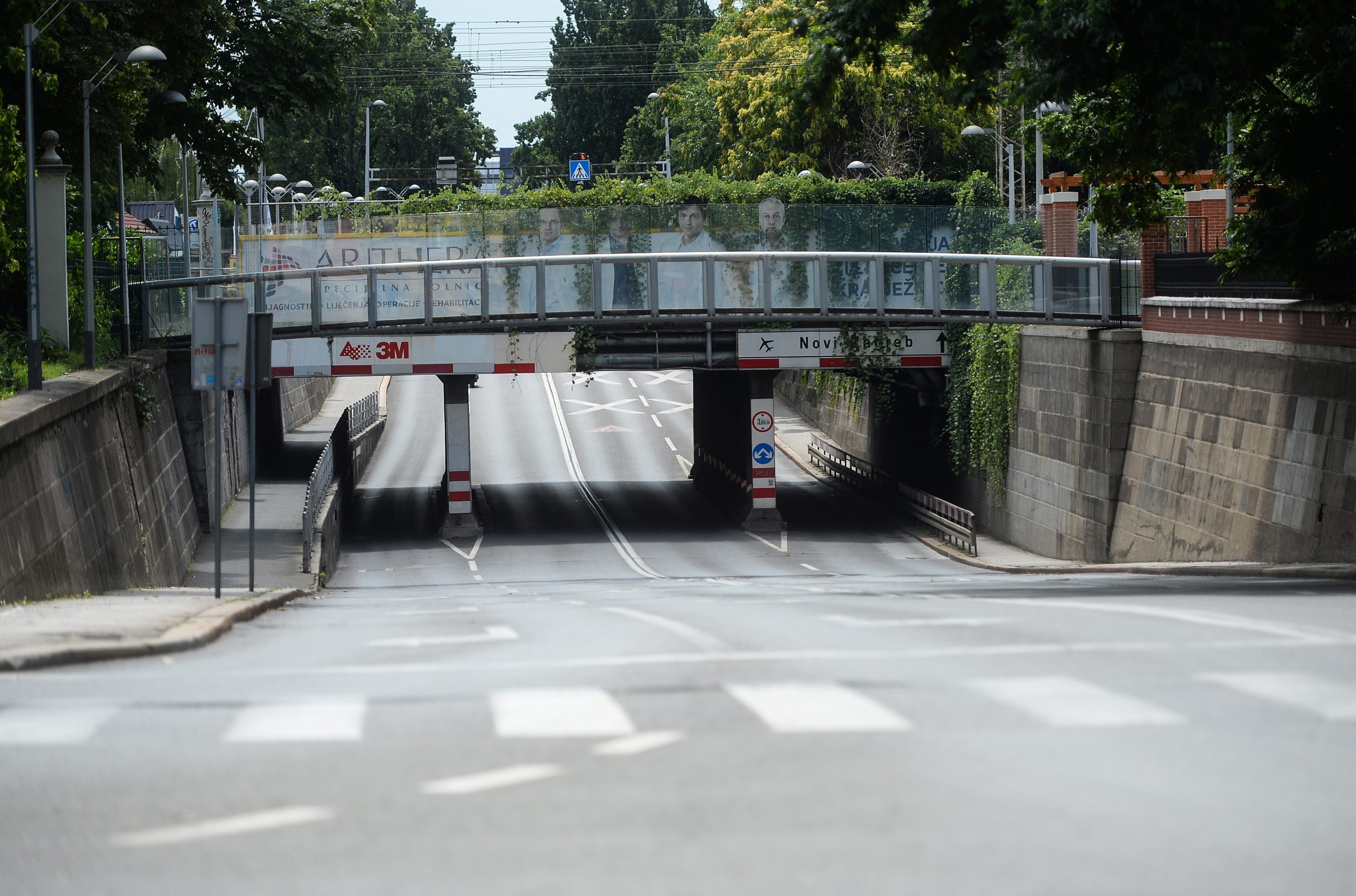02.08.2020., Zagreb - Vrhunac turisticke sezone i toplotni udar ispraznili zagrebacke ulice.Photo: Marko Prpic/PIXSELL