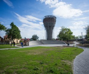 03.05.2019., Vukovar - Predsjednik Vlade Andrej Plenkovic obisao rekonstrukciju gradjevine Vodotoranj Vukovar u Memorijalno spomen obiljezje Domovinskog rata. Photo: Davor Javorovic/PIXSELL