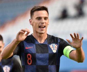 03.09.2020., Varazdin - Kvalifikacijska nogometna utakmica za odlazak na Europsko prvenstvo U21, Hrvatska - Grcka. Nikola Moro. Photo: Vjeran Zganec-Rogulja/PIXSELL