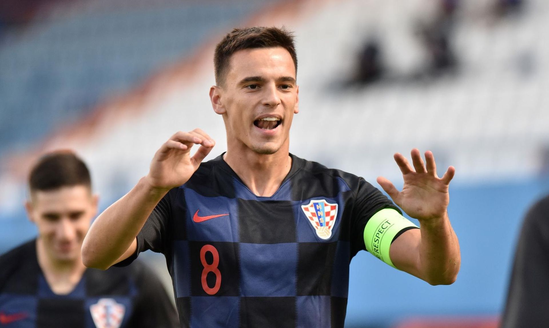 03.09.2020., Varazdin - Kvalifikacijska nogometna utakmica za odlazak na Europsko prvenstvo U21, Hrvatska - Grcka. Nikola Moro. Photo: Vjeran Zganec-Rogulja/PIXSELL