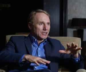 04.07.2018., Zagreb - Americki pisac trilera, Dan Brown. Photo: Boris Scitar/Vecernji list/PIXSELL