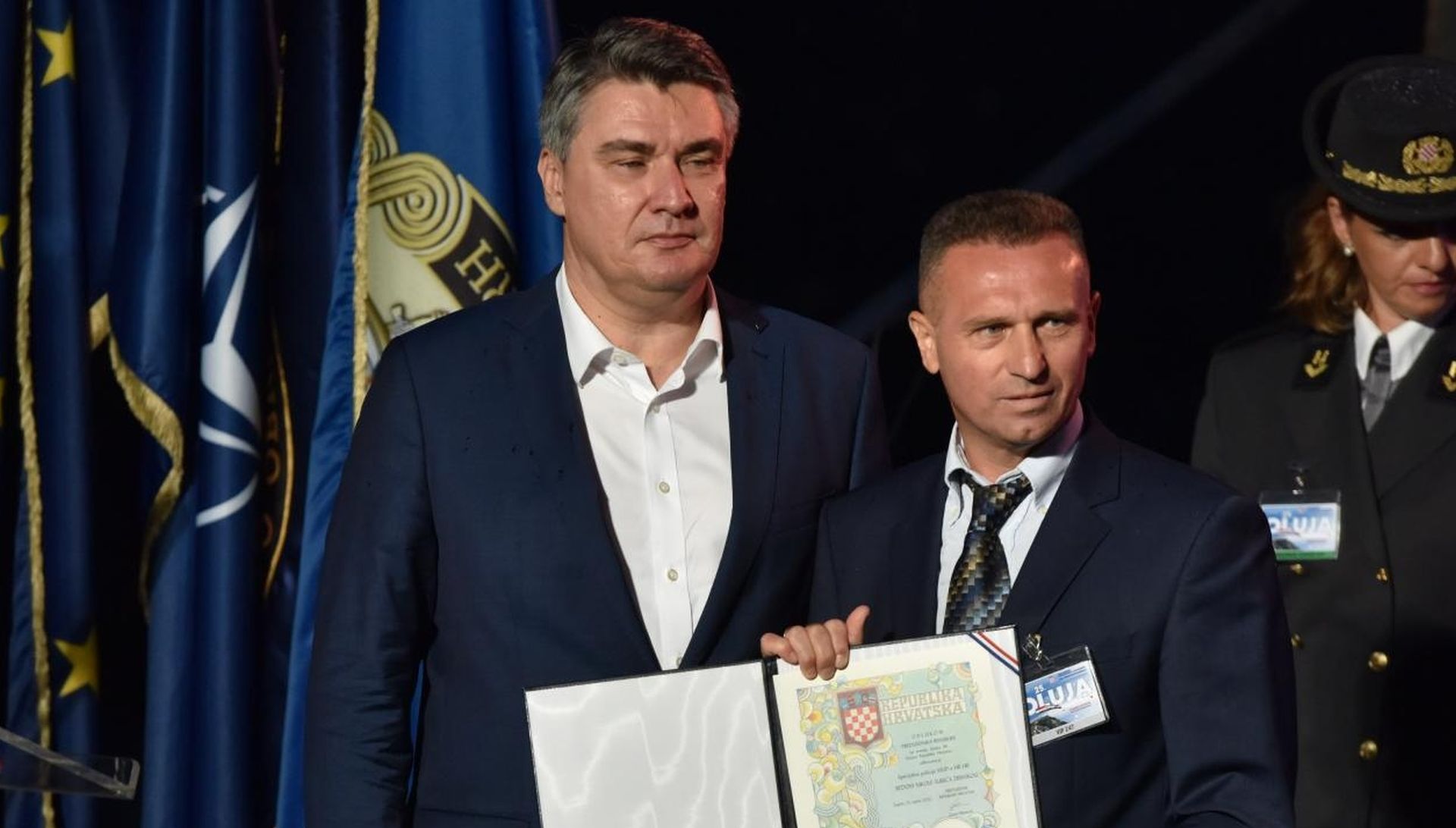 04.08.2020., Knin - Predsjednik RH Zoran Milanovic na kninskoj tvrdjavi odlikovao generale iz Vojno-redarstvene akcije Oluja. Mijo Jelic.
Photo: Hrvoje Jelavic/PIXSELL