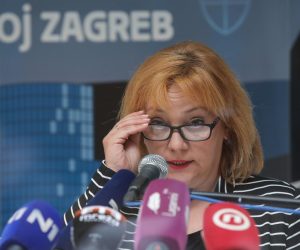 04.09.2020., Zagreb - U auli Gradske uprave odrzana je konferencija za medije Zagrebackog stozera. Sandra Sikic.
Photo: Tomislav Miletic/PIXSELL