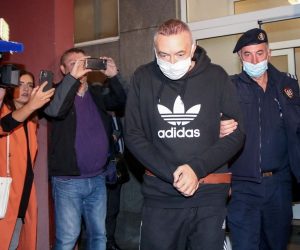 05.10.2020., Zagreb  - Policija dovela Dragana Kovacevica, bivseg sefa Janafa, na pretres nekretnine koju je koristio. 

Photo: Igor Kralj/PIXSELL