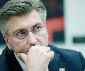 06.02.2020., Zagreb - Sredisnjica HDZ-a. Zajednicka sjednica Nacionalnoga vijeca i Predsjednistva HDZ-a. Andrej Plenkovic. Photo: Sanjin Strukic/PIXSELL