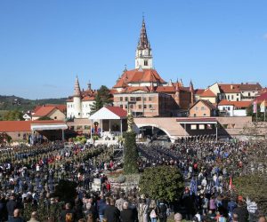 06.10.2019., Marija Bistrica - U svetistu Majke Bozje Bistricke odrzano je 27. hodocasce Hrvatske vojske, policije i branitelja. 
Photo: Luka Stanzl/PIXSELL