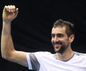 07.03.2020., Dom Sportova, Zagreb - Davis Cup, kvalifikacije, Hrvatska - Indija. Marin Cilic - Sumit Nagal. 
Photo: Goran Stanzl/PIXSELL