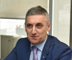 08.02.2018., Zagreb - U dvorani Poslovnog dnevnika odrzan je Okrugli stol na temu "Cyber prijetnje u korporativnom sektoru". 
 Tomislav Stivojevic, Renato Grguric. 
Photo: Davor Visnjic/PIXSELL