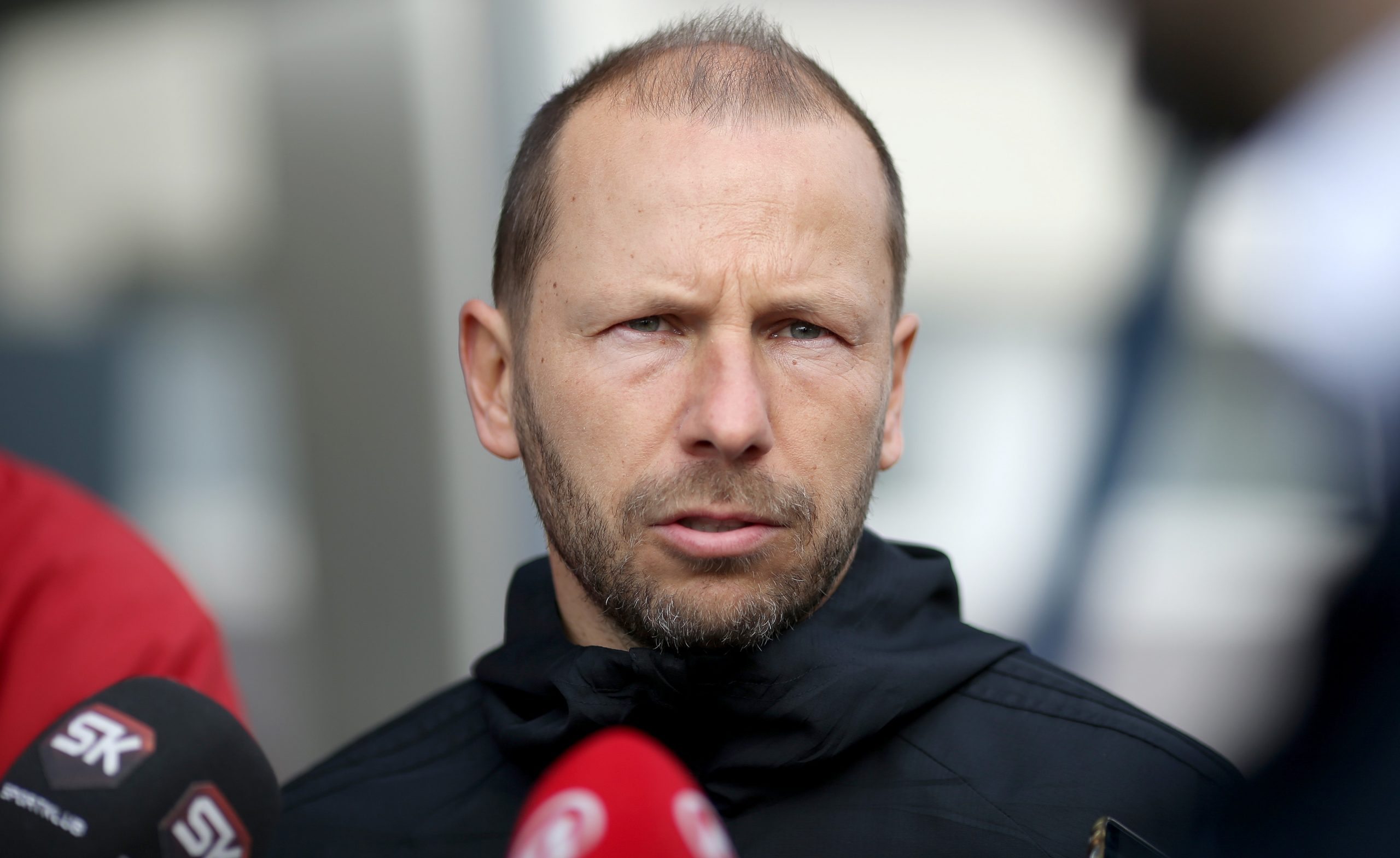 Zagreb: Igrači Dinama nakon jutarnjeg treninga dali izjavu za medije 08.03.2019., Zagreb, stadion Maksimir - Igraci GNK Dinama nakon jutarnjeg treninga davali su izjave za medije. Rene Poms.
Photo: Igor Kralj/PIXSELL