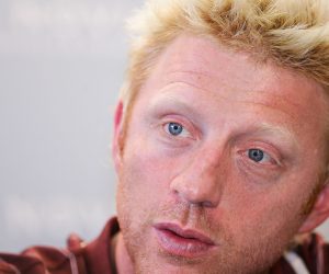 15.06.2005., Novi Vinodolski - Teniski spektakl Senior Tour treci puta se odrzao u Hrvatskoj. Iako zbog ozlijede nije mogao nastupiti na Croatian Classicu njemacki tenisac Boris becker dosao je popratiti turnir.
Photo: Zeljko Lukunic/PIXSELL