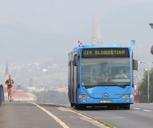 05.09.2008.,Zagreb,Hrvatska - Povodom obiljezavanja 117 godina organiziranog javnog prijevoza u Zagrebu,autobusi Zet-a istaknuli su zastavice grada Zagreba i republike Hrvatske.
Photo: Davor Puklavec/24sata