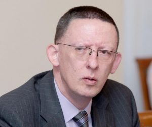 09.12.2015., Zagreb - U povodu Medjunarodnog dana borbe protiv korupcije, 9. prosinca, udruga Kultura i etika i GONG u Hrvatskom saboru organizirali su okrugli stol pod nazivom: Izazovi pred nama - etika, antikorupcijska politika i procesuiranja. Marin Mrcela. 
Photo: Patrik Macek/PIXSELL