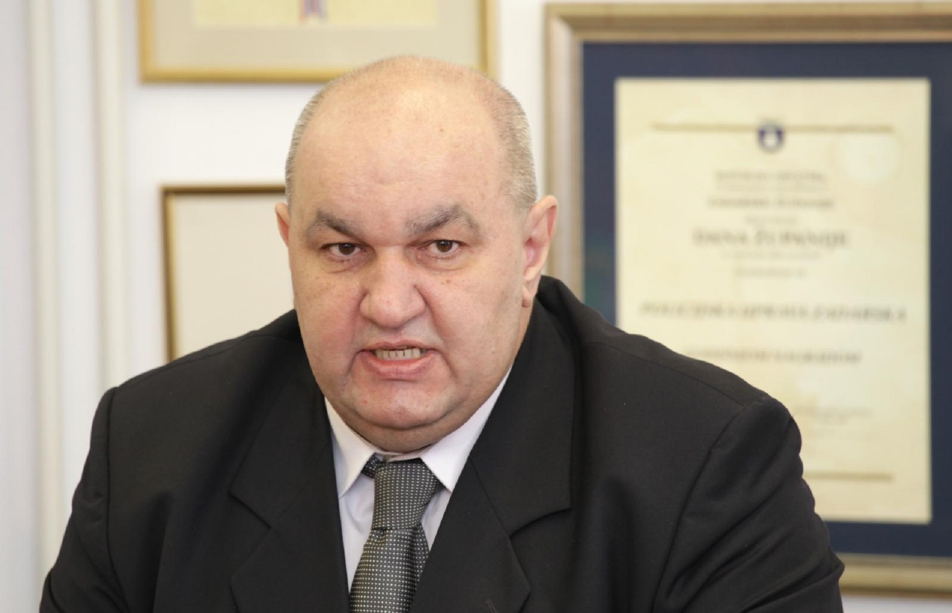 25.03.2010., Zadar - Novi nacelnik Zadarske Policijske Uprave Zlatklo Sokolar. Nacelnik Zlatko Sokolar dosao je iz Policijske uprave Dubrovacke. 
Photo: Zeljko Mrsic/PIXSELL