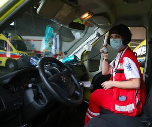 10.10.2020., Zagreb - Nastavni zavod za hitnu medicinu Grada Zagreba u Heinzelovoj ulici.
Photo: Zeljko Lukunic/PIXSELL