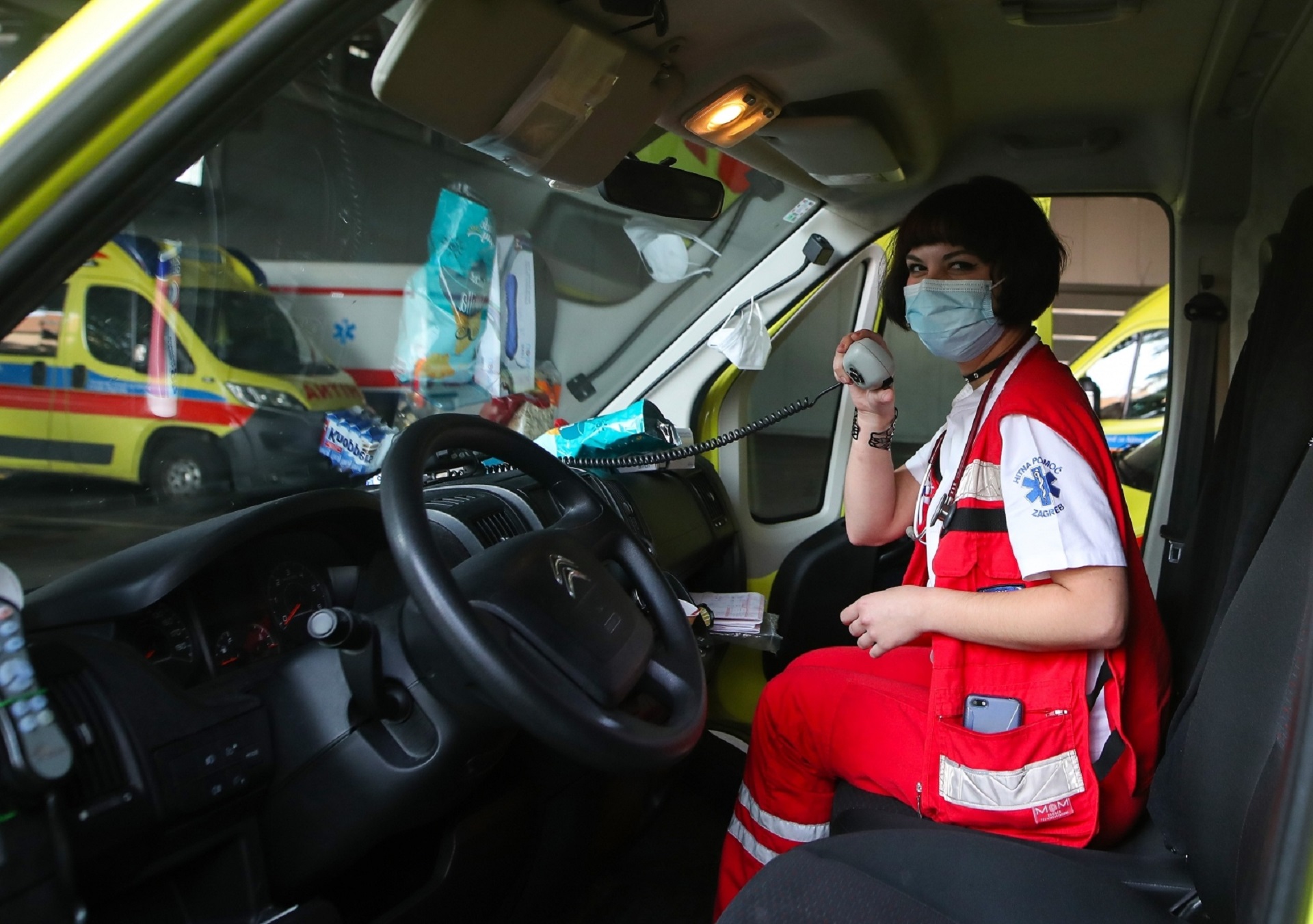 10.10.2020., Zagreb - Nastavni zavod za hitnu medicinu Grada Zagreba u Heinzelovoj ulici.
Photo: Zeljko Lukunic/PIXSELL