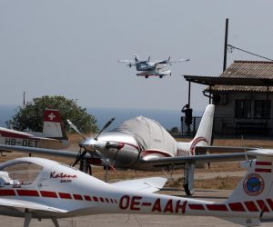 12.08.2015., Losinj - Mjesta Veli i Mali Losinj na otoku Losinju. Aerodrom. 
Photo: Goran Kovacic/PIXSELL