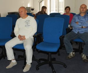 07.09.2012.,Zagreb -  Na Zupanijskom sudu odrzana je glavna rasprava protiv optuzenog Vinka Martinovica Stele, a kao svjedok bio je nazocan Dino Zekan
Photo: Davor Visnjic/PIXSELL