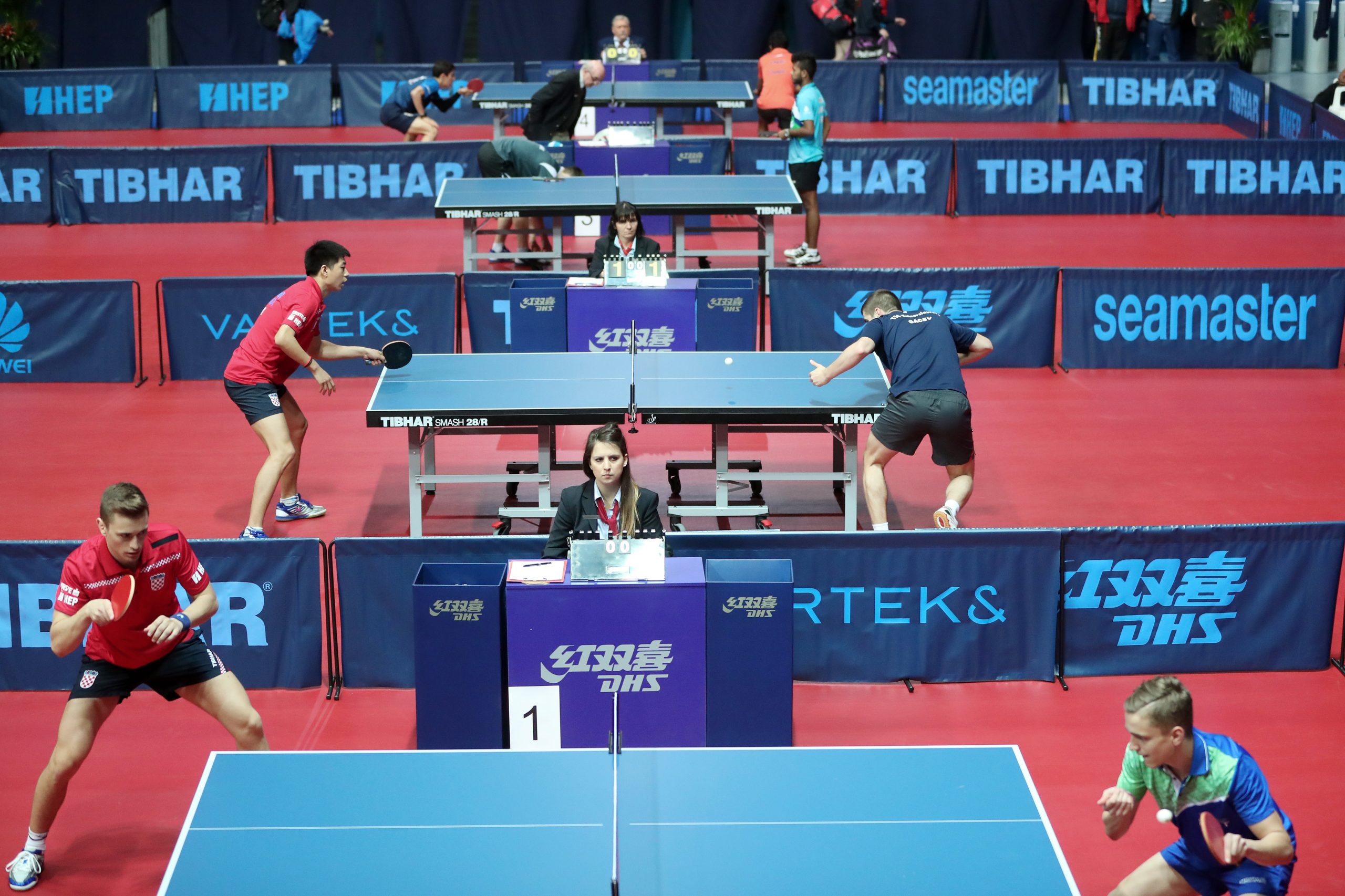 14.05.2019., Zagreb - U Domu sportova kvalifikacijskim mecevima zapoceo je Zagreb Open, ITTF turnir Challenge kategorije na kojem ce nastupiti igraci i igracice iz 48 zemalja svijeta. Photo: Sanjin Strukic/PIXSELL